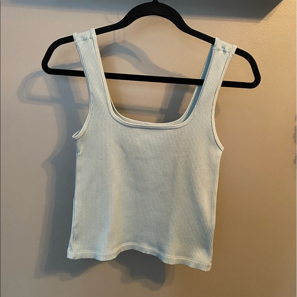 Ribbed Green Dynamite Tank Top